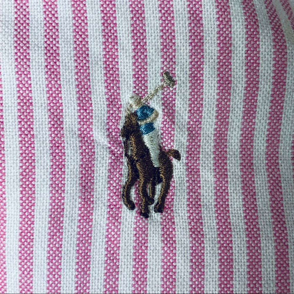 Ralph Lauren Pink & White Oxford Shirt Dress 16 - Picture 5 of 7